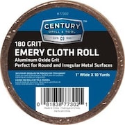 Century Drill & Tool Century Drill 77302 Emery Cloth Shop Roll 10 Yards 1" Wide 180 Grit 77302